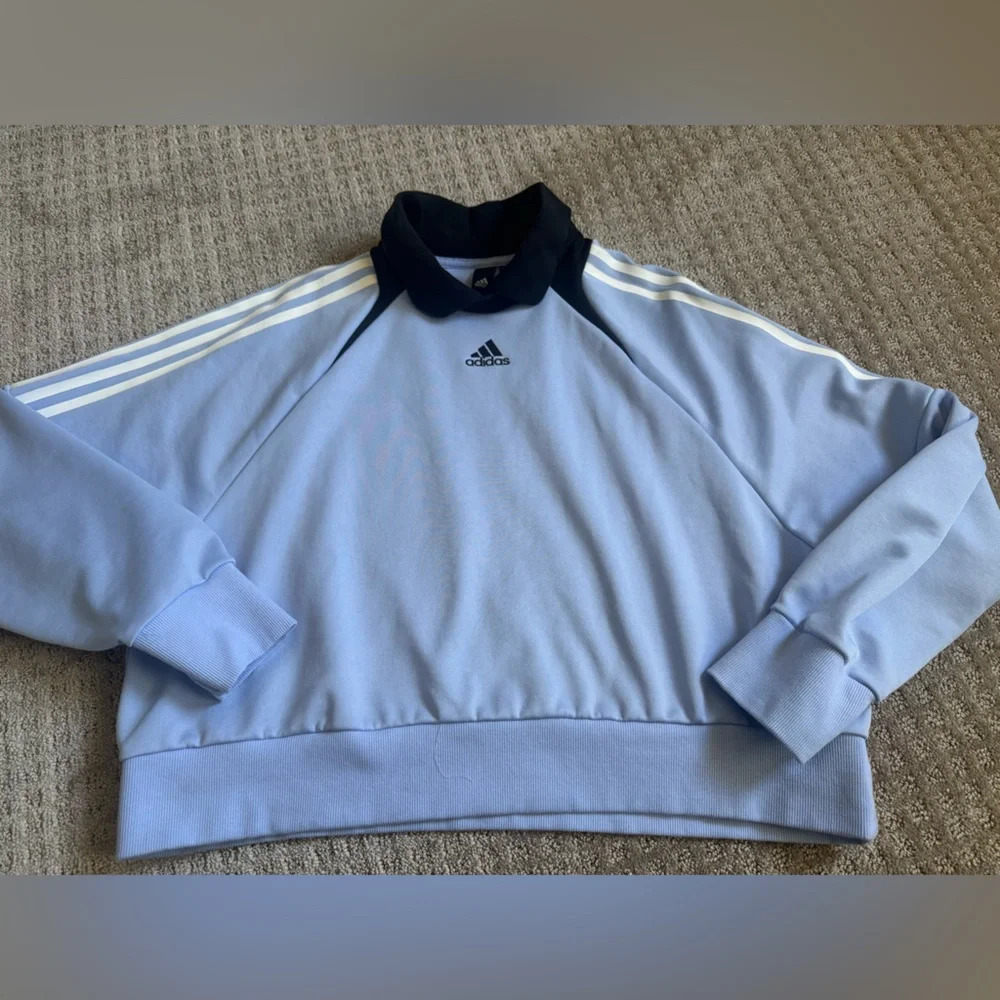 adidas Express Collared Sweatshirt - Picture 2 of 9